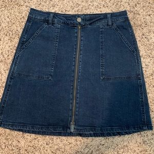NWOT Francescas Blue Denim Skirt